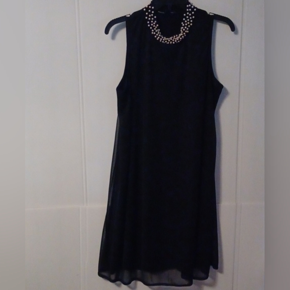 Nik and Nash Elegant Black Sleeveless Dress Size L - Picture 2 of 7